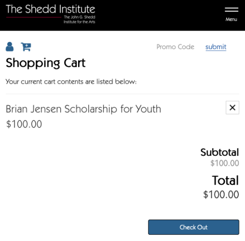 The Shedd Institute - donate step 2