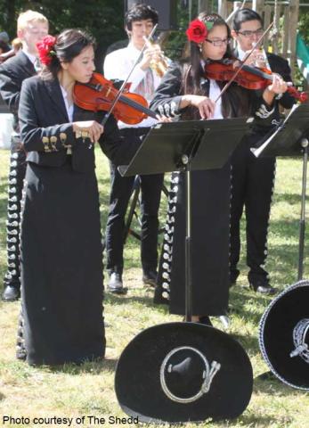 The Shedd Institute Community Music School scholarships, youth Mariachi band